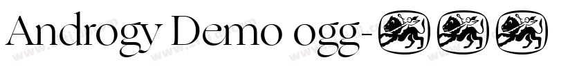 Androgy Demo ogg字体转换